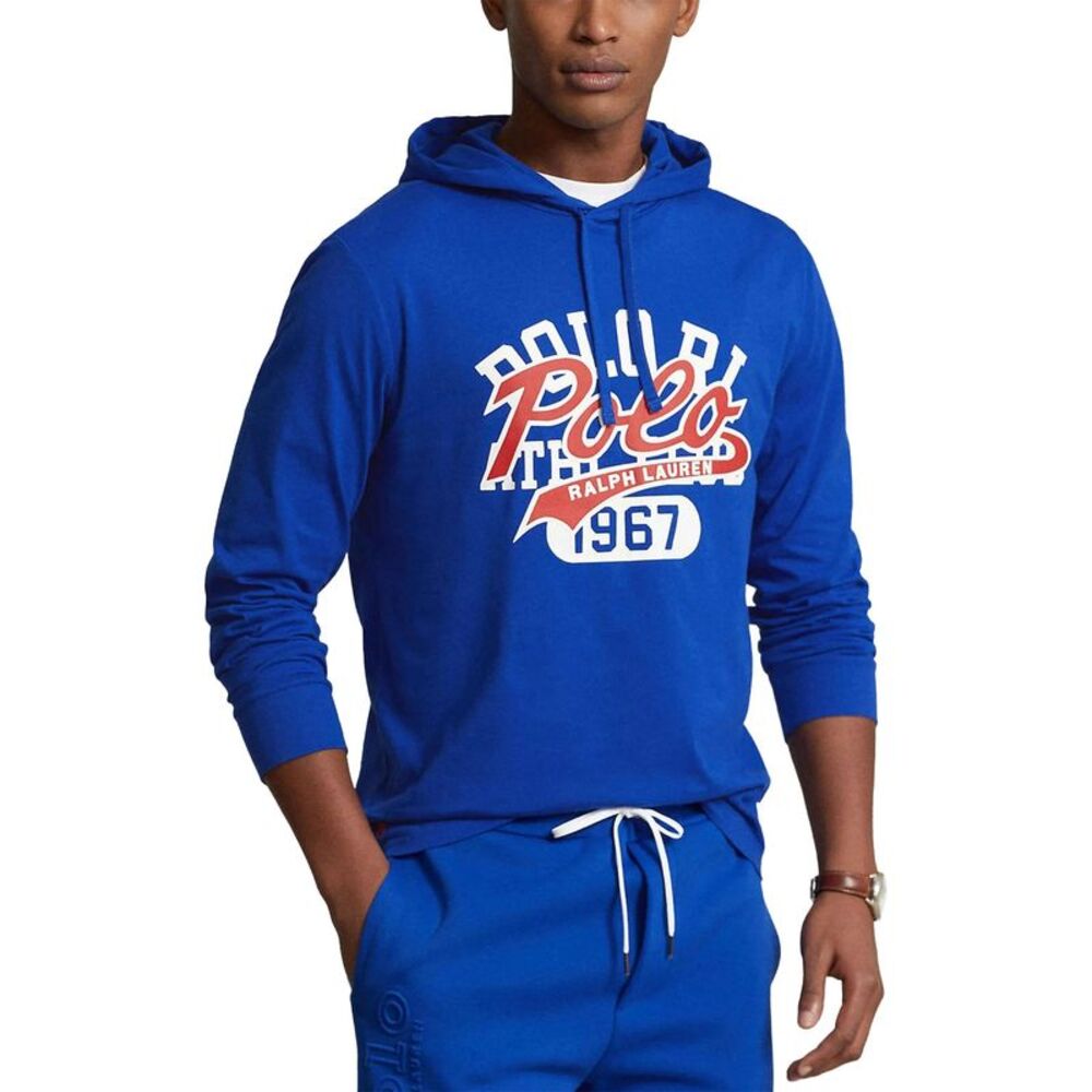 Polo Ralph Lauren Mens Logo Jersey Hooded T-Shirt M Sapphire Star - NWT